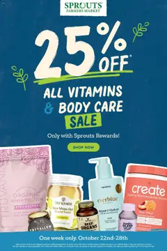 Ad Preview of Sprouts Weekly Ad from 10/22/2025