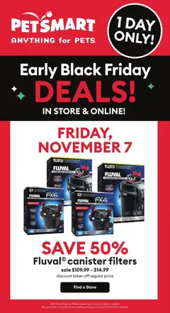 Preview of leaflet Black Friday Flyer from shop Petsmart is valid from Nov 06, 2025