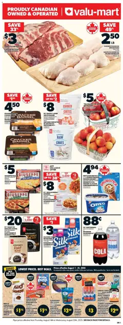 Preview of leaflet Weekly Flyer from shop Valu Mart is valid from Aug 14, 2025