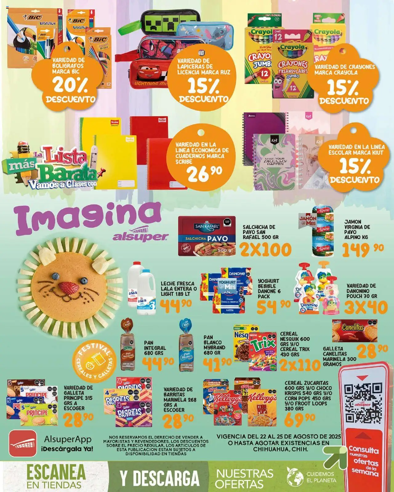 Folleto - Chihuahua Capital Alsuper y sus promociones válidas desde el 22/08/2025 - Número de página 1