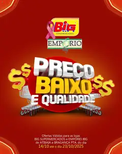 Pré-Visualização do folheto "Ofertas da semana" da loja Big Supermercados válido a partir de 14/10/2025