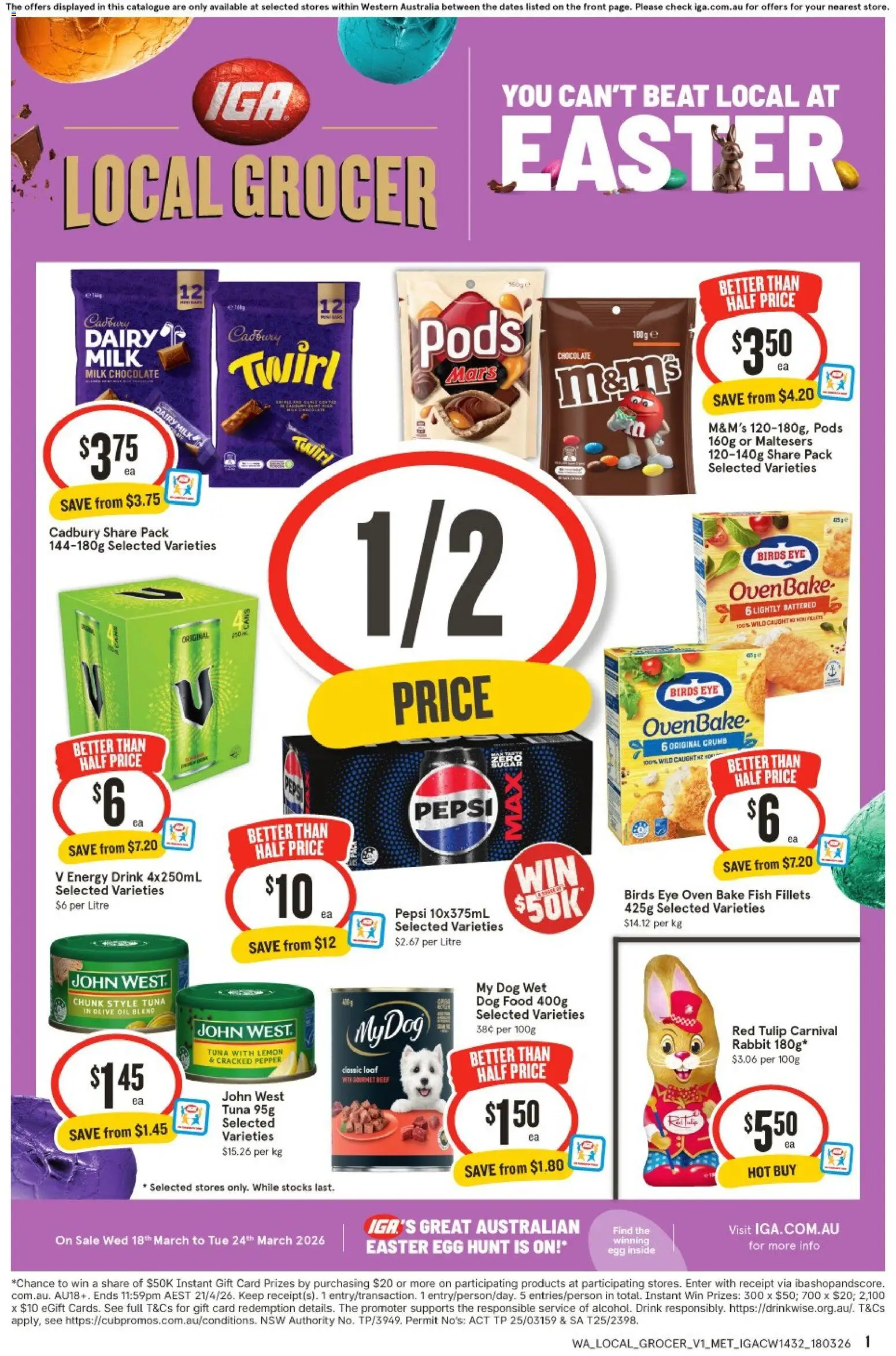 Preview of catalogue IGA Local Grocer WA from shop IGA valid 18/03/2026