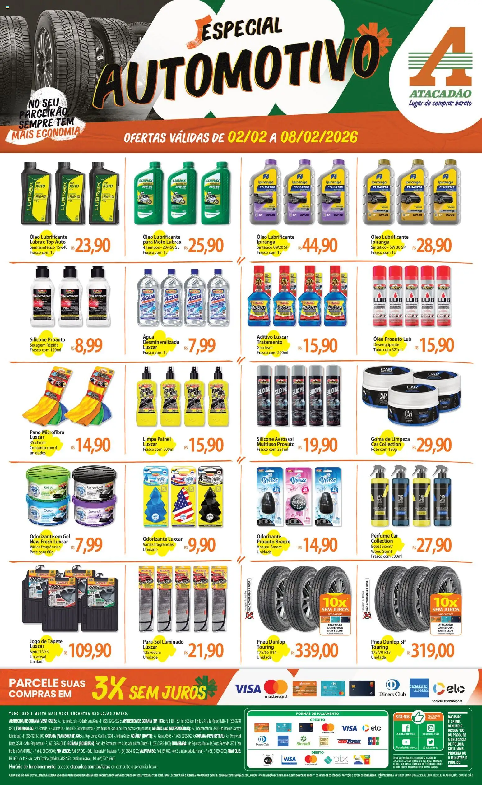 Pré-Visualização do folheto "Ofertas - GO" da loja Atacadão válido a partir de 02/02/2026