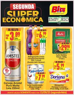 Pré-Visualização do folheto "Ofertas do Dia" da loja Big Supermercados válido a partir de 15/09/2025