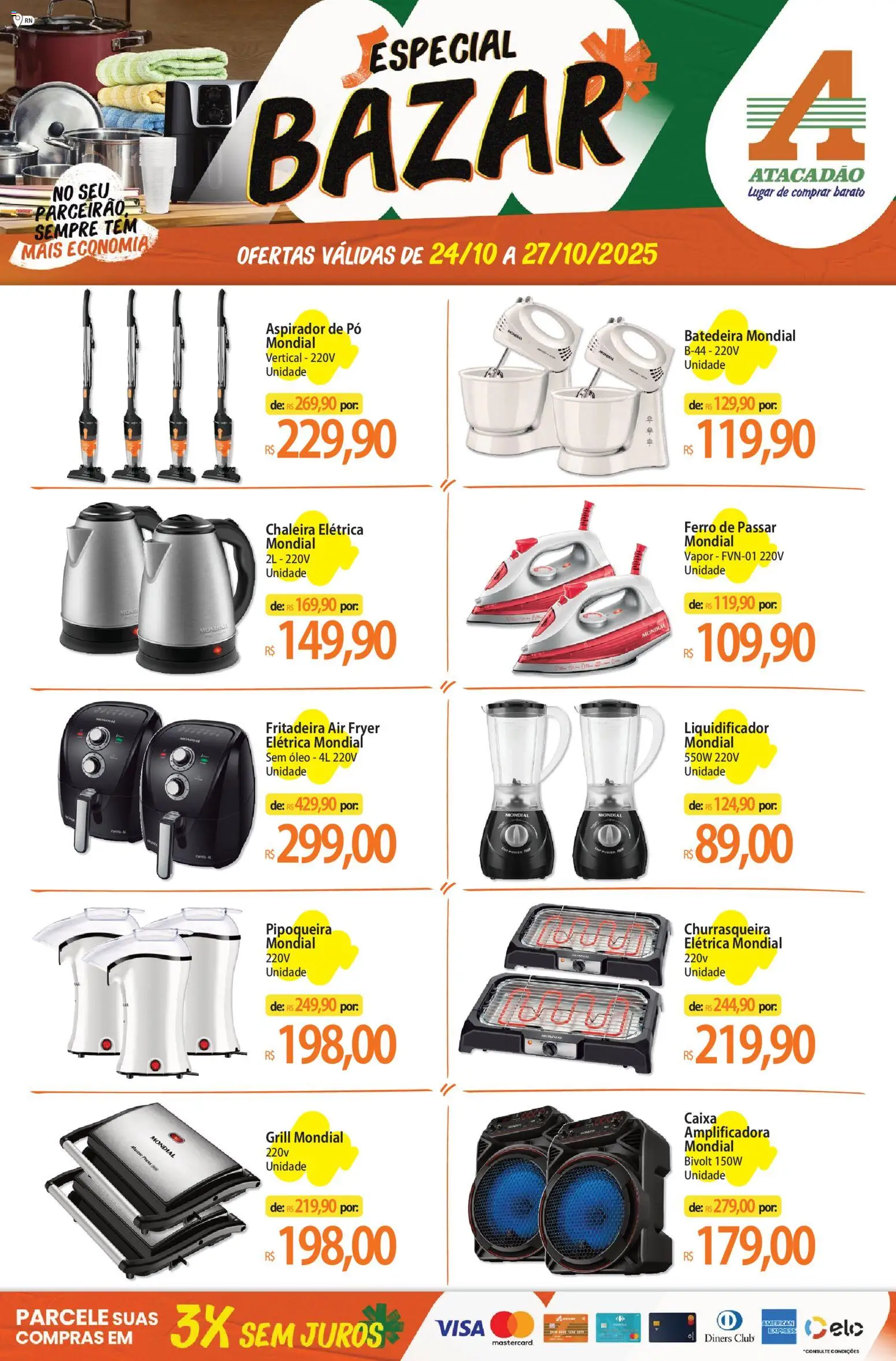 Atacadão folheto "Ofertas - RN" válido a partir de 24/10/2025 - número de página 1