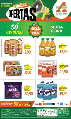 Pré-Visualização do folheto "Ofertas - RS" da loja Atacadão válido a partir de 02/01/2026