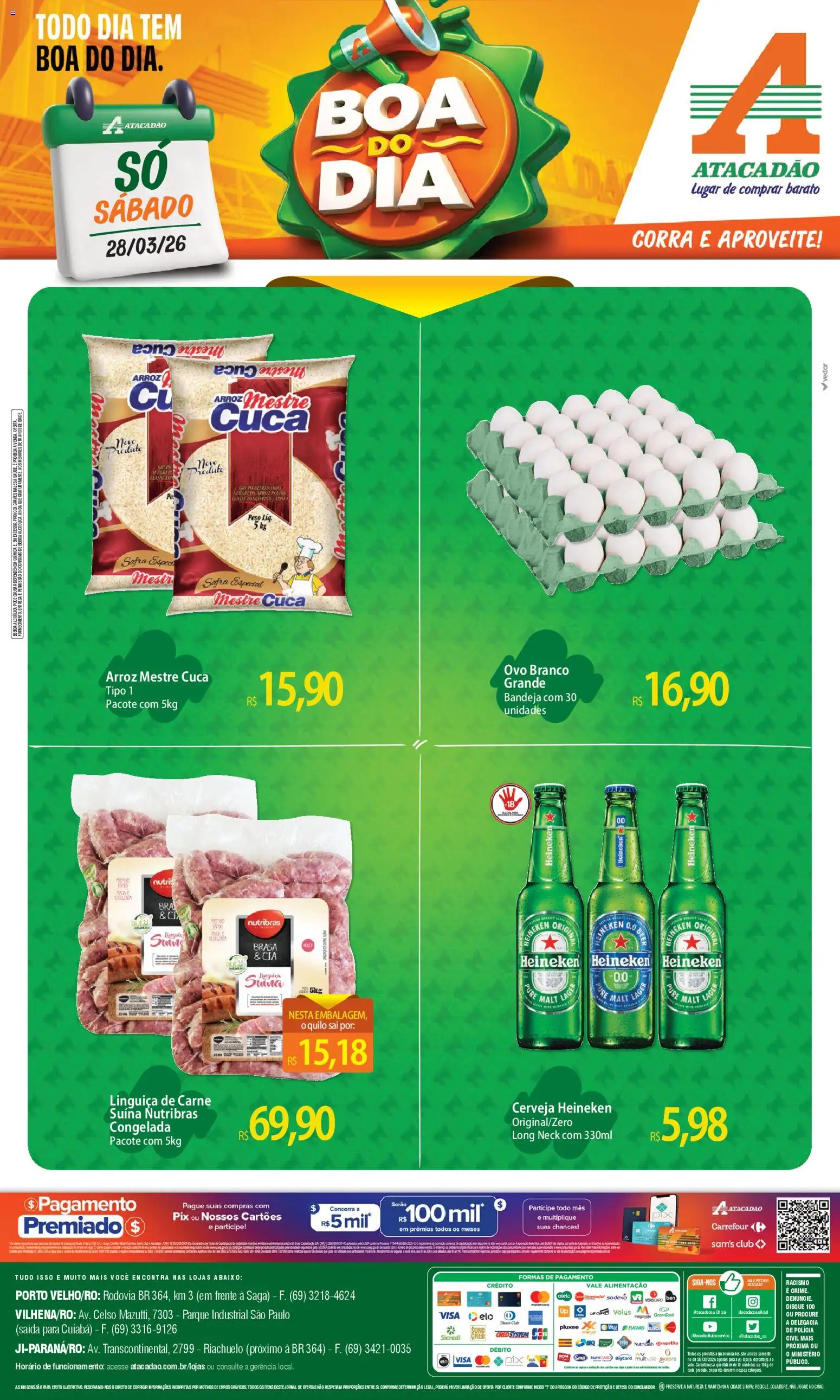 Pré-Visualização do folheto "Atacadão ofertas - RO" da loja Atacadão válido a partir de 28/03/2026