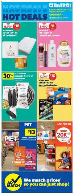 Preview of leaflet Weekly Flyer - NU from shop Real Canadian Superstore is valid from Aug 21, 2025