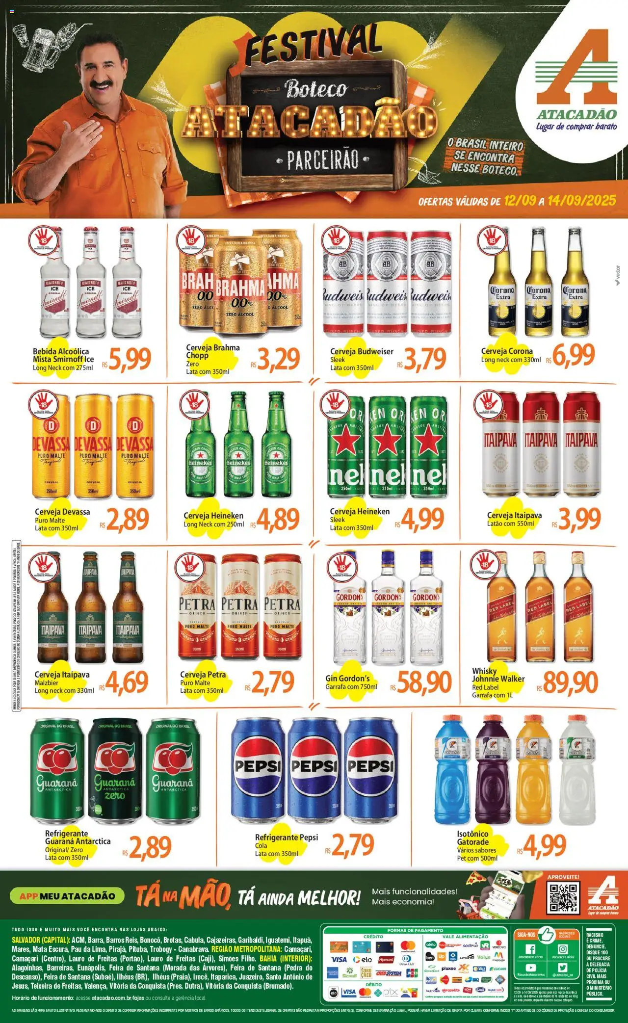 Atacadão folheto "Ofertas - BA" válido a partir de 12/09/2025 - número de página 1