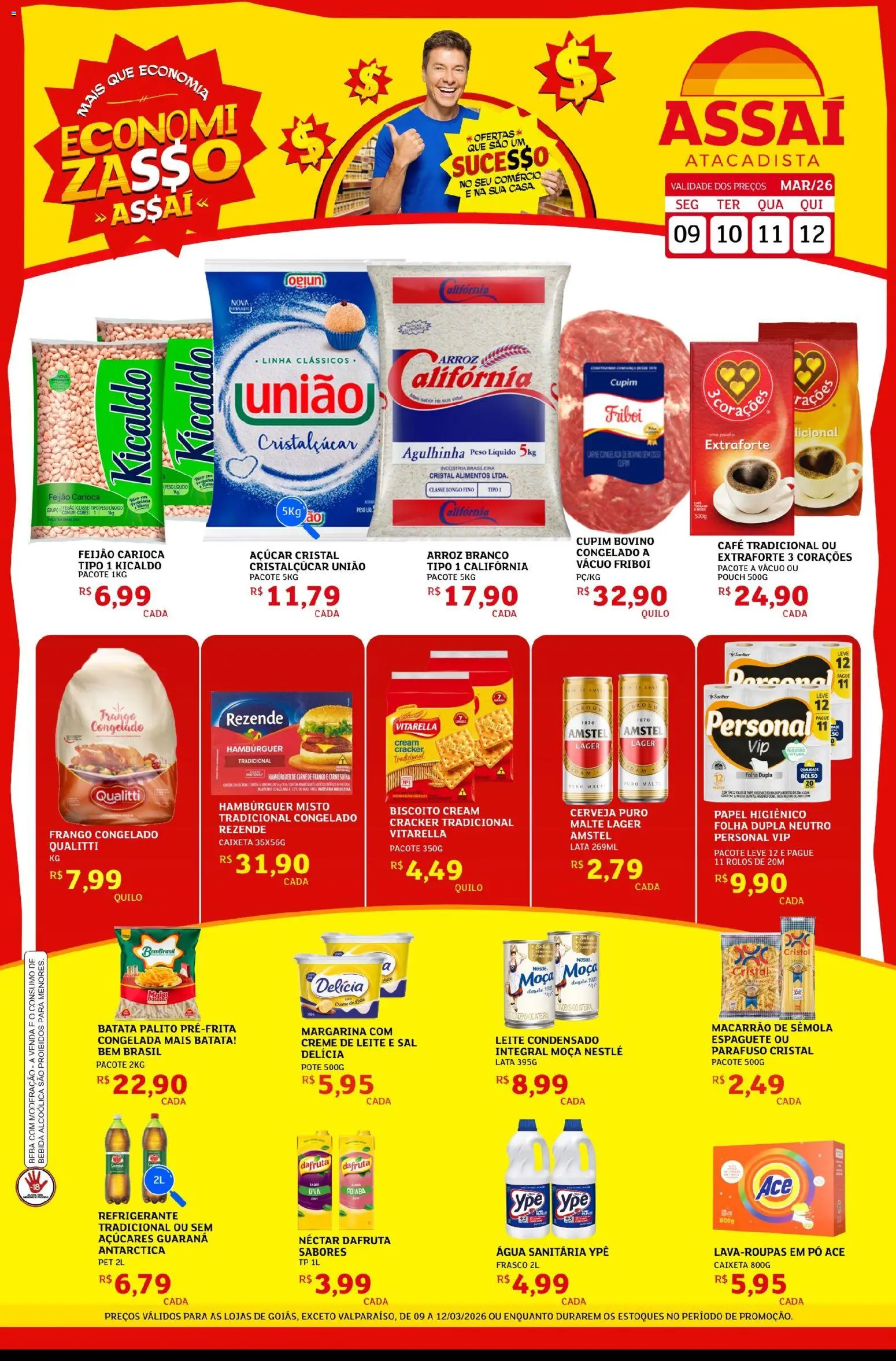 Pré-Visualização do folheto "Assaí Atacadista ofertas - GO" da loja Assaí Atacadista válido a partir de 09/03/2026