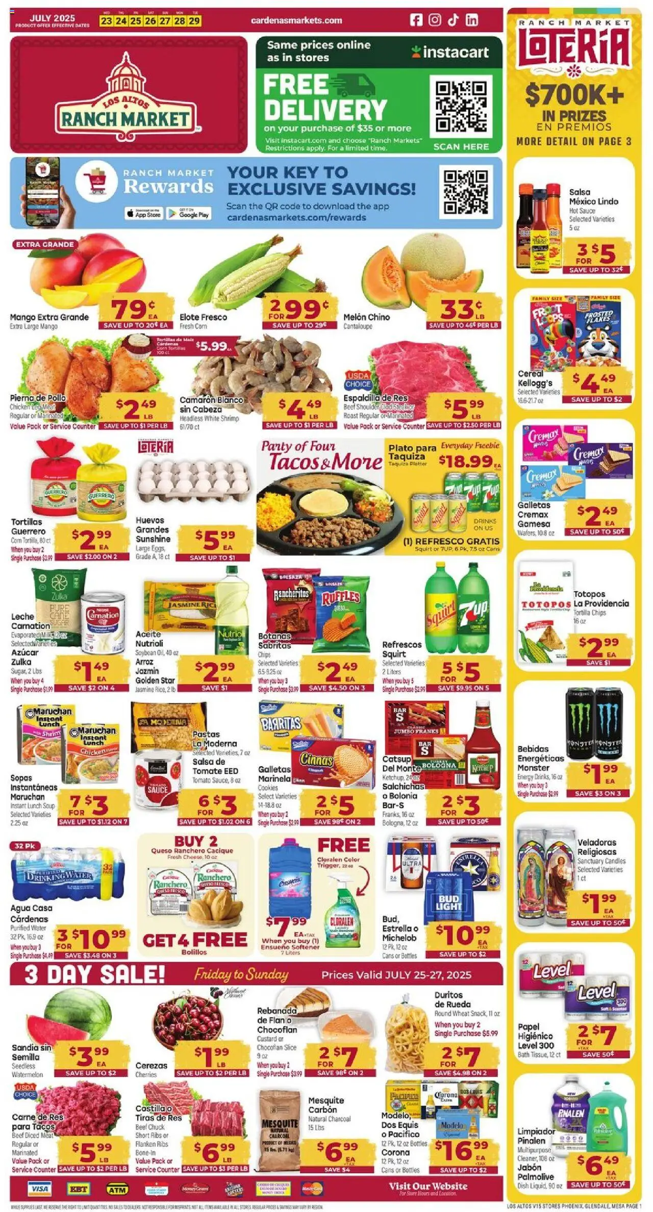 Cardenas Weekly Ad - AZ from 07/23/2025 - Flyer - Page number 1