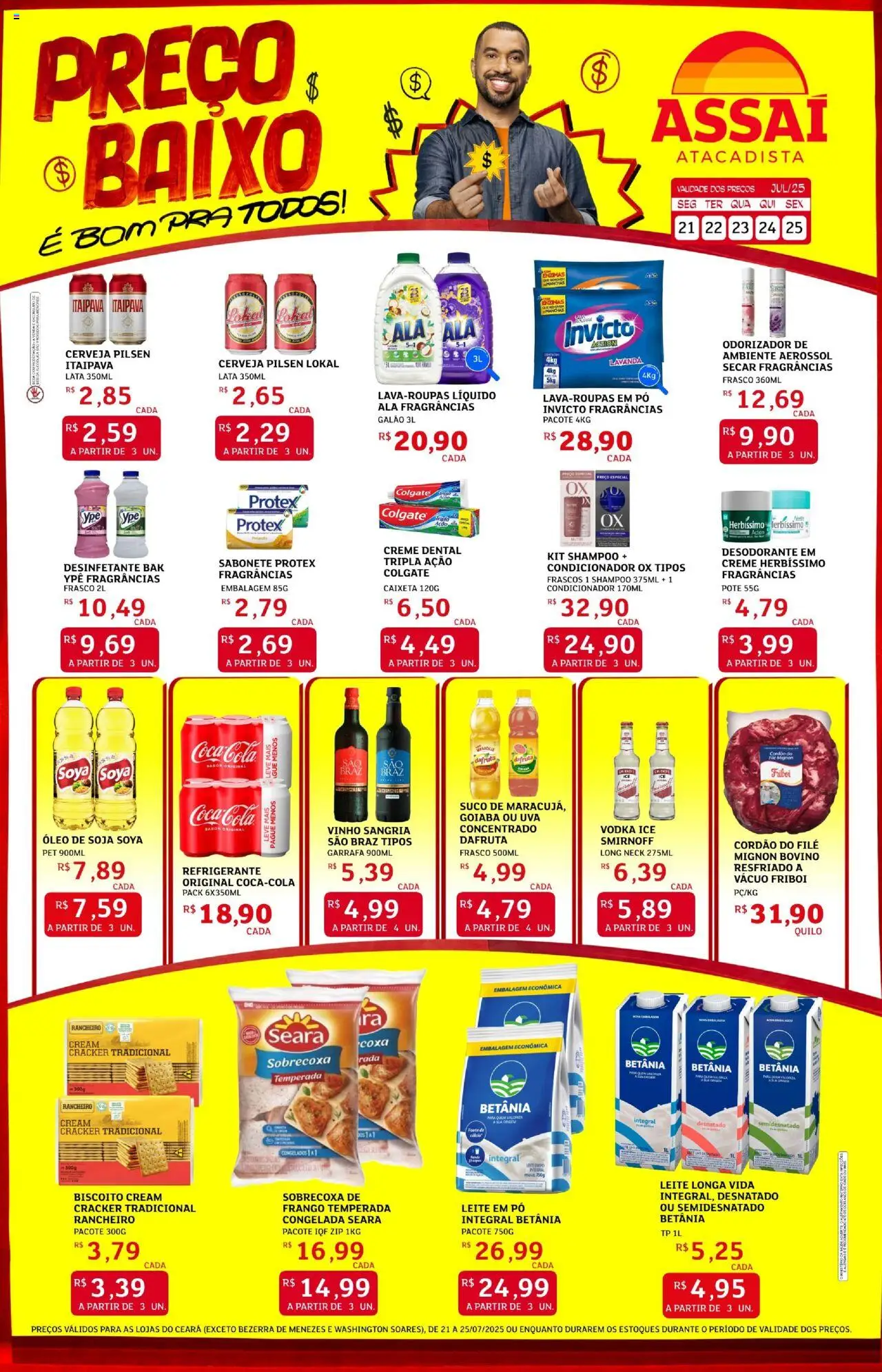 Assaí Atacadista folheto "Encarte" válido a partir de 21/07/2025 - número de página 1