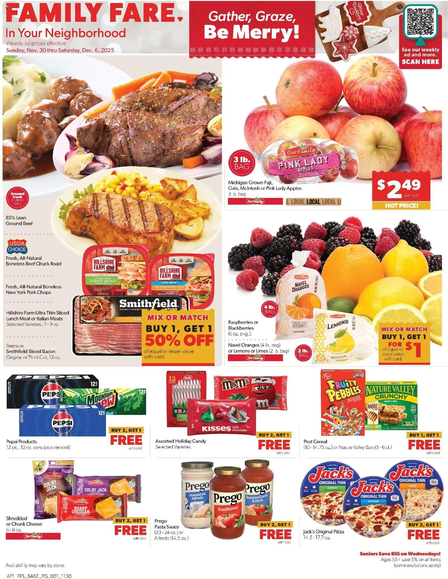 Ad Preview of Family Fare Weekly Ad from 11/30/2025