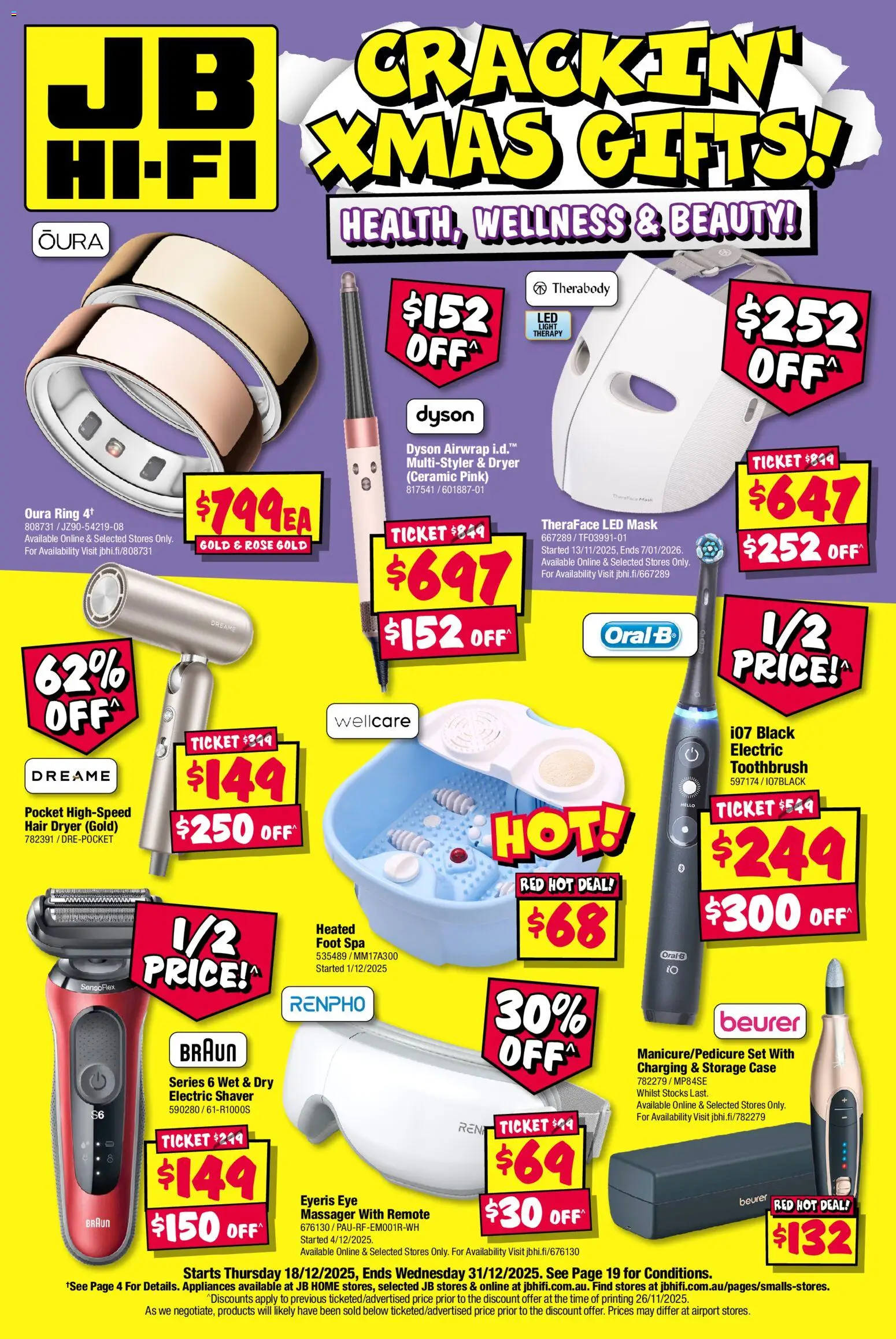 Preview of catalogue Crackin' xmas Gifts from shop JB Hi-Fi valid 18/12/2025