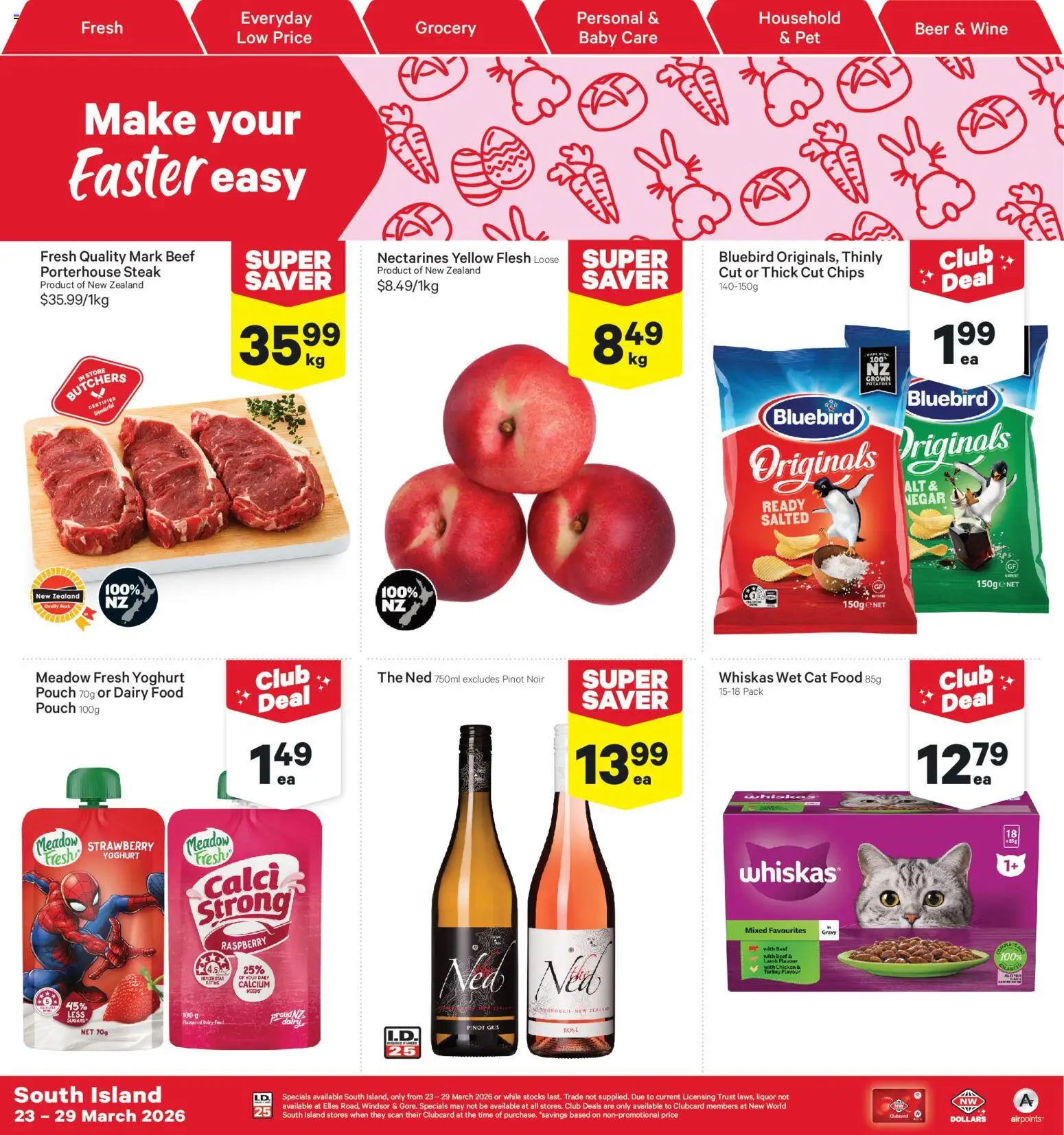 Preview of catalogue New World South Island catalogue from shop New World valid 23 Mar 2026