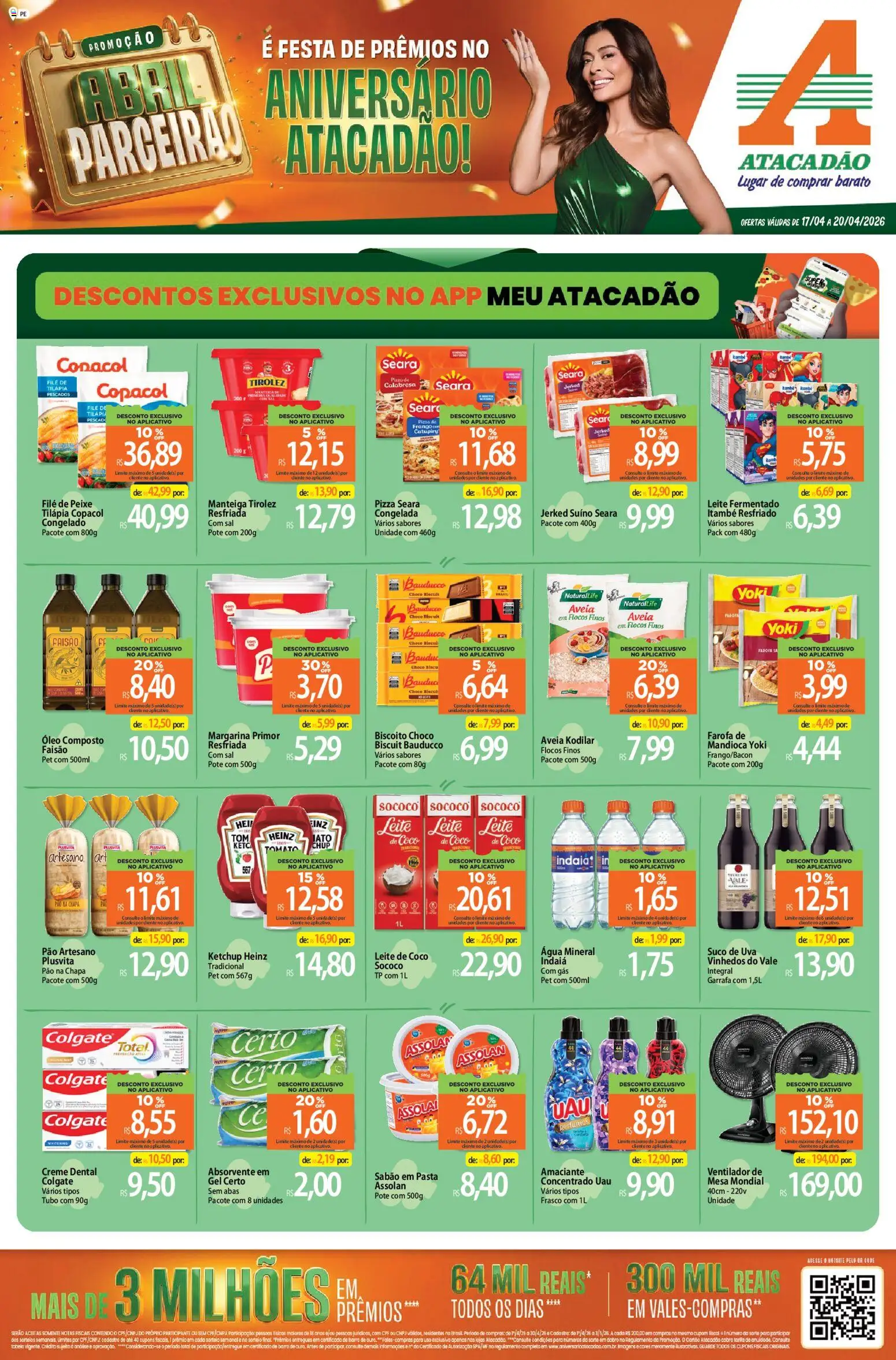 Pré-Visualização do folheto "Atacadão ofertas - PE" da loja Atacadão válido a partir de 17/04/2026