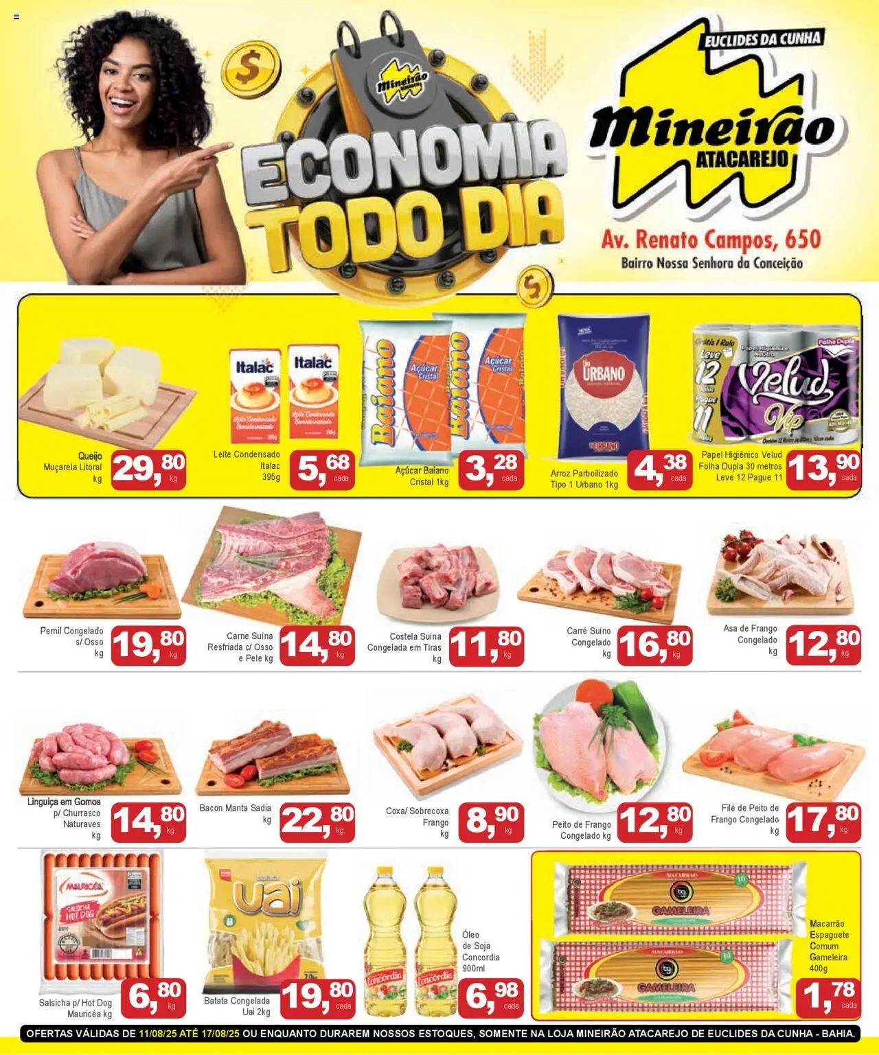 Mineirão Atacarejo folheto "Ofertas da semana" válido a partir de 11/08/2025 - número de página 1