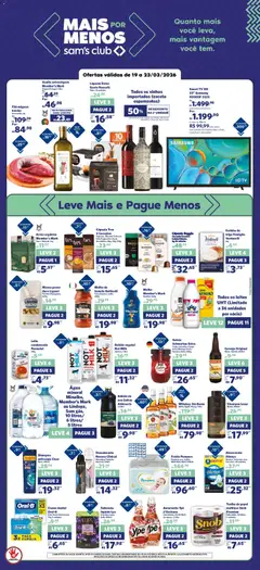 Pré-Visualização do folheto "Sam's Club ofertas FDS" da loja Sam's Club válido a partir de 19/03/2026