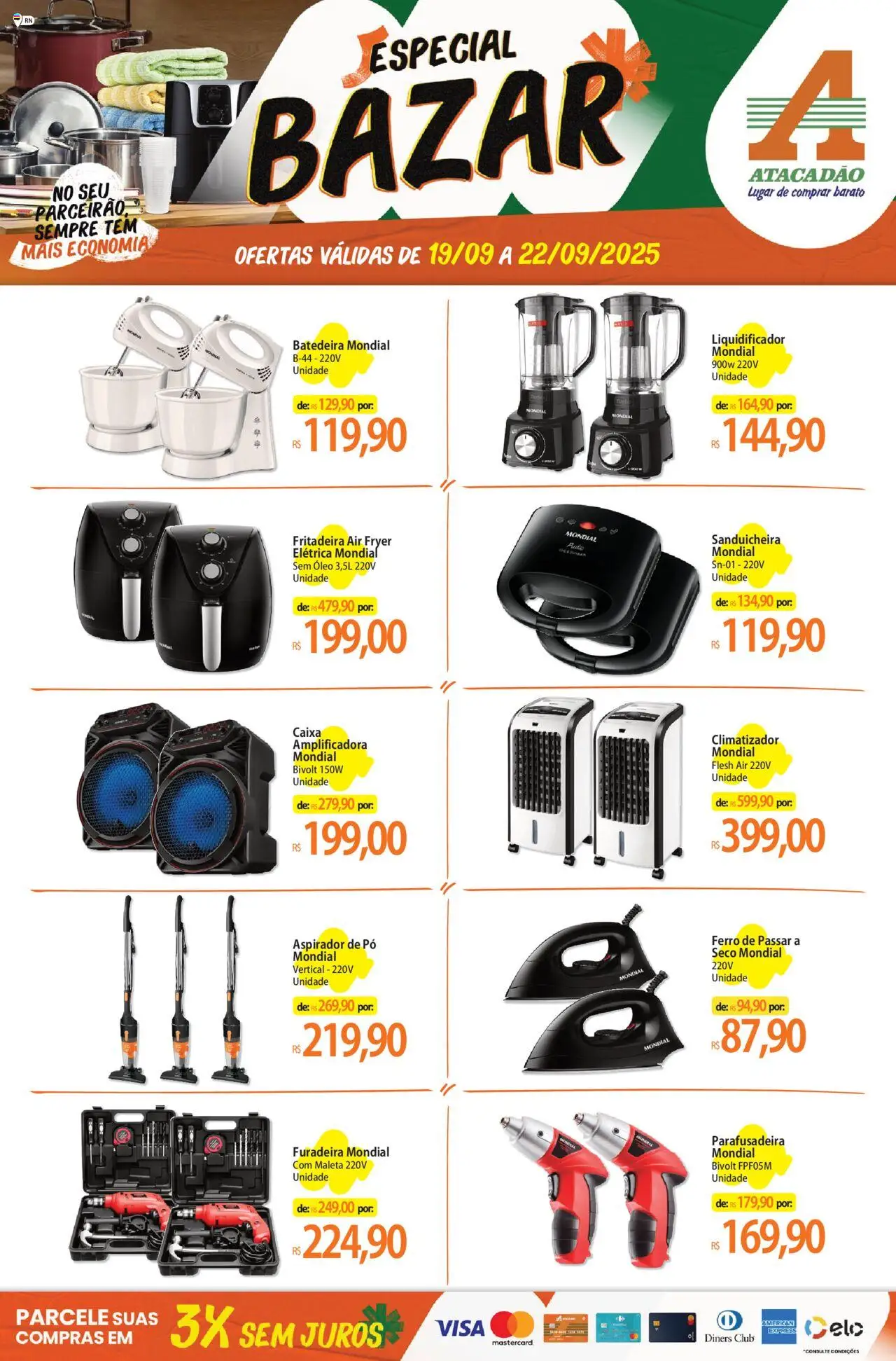 Atacadão folheto "Ofertas - RN" válido a partir de 19/09/2025 - número de página 1