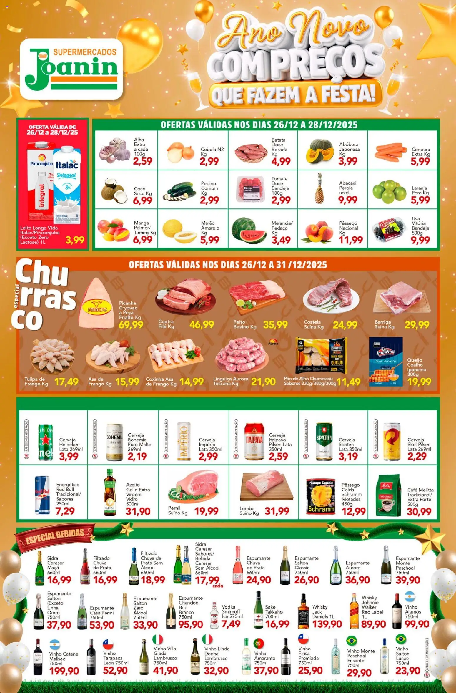 Pré-Visualização do folheto "Ofertas da semana" da loja Supermercados Joanin válido a partir de 26/12/2025