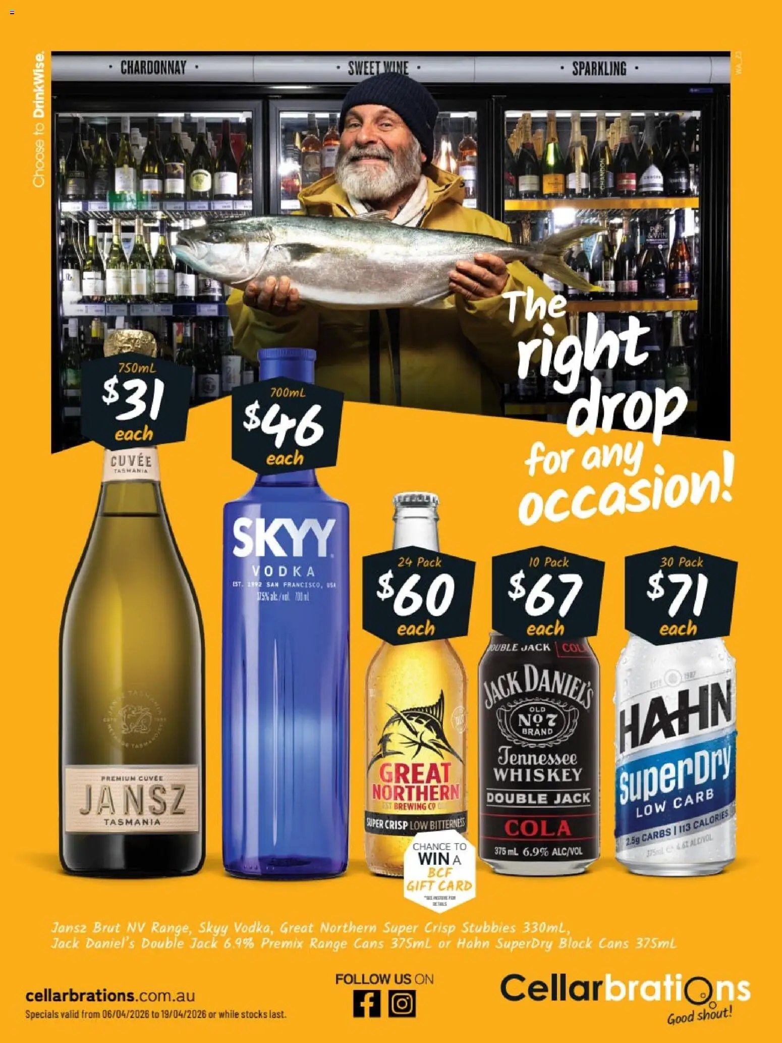 Preview of catalogue Cellarbrations catalogue Exmouth, Newman, Paraburdoo from shop Cellarbrations valid 06/04/2026
