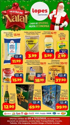 Pré-Visualização do folheto "Ofertas da semana" da loja Lopes Supermercados válido a partir de 09/12/2025