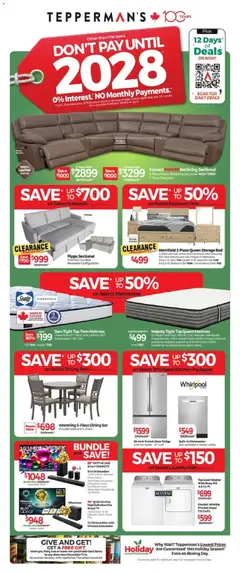 Preview of leaflet Weekly flyer / circulaire from shop Tepperman's is valid from Dec 11, 2025