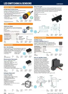 Preview of catalogue Engineering & Scientific Catalogue 2025/2026 from shop Jaycar valid 09/07/2025 | Page: 234