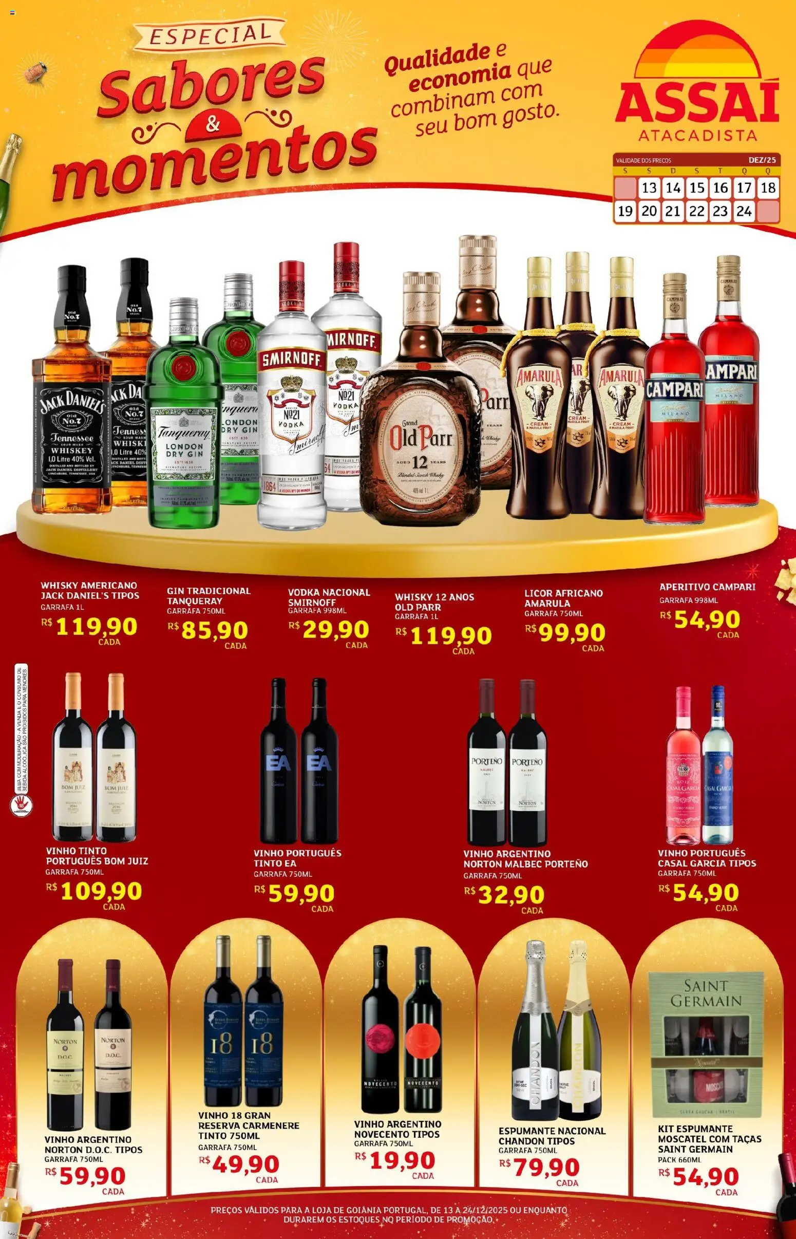 Pré-Visualização do folheto "Encarte - GO" da loja Assaí Atacadista válido a partir de 13/12/2025
