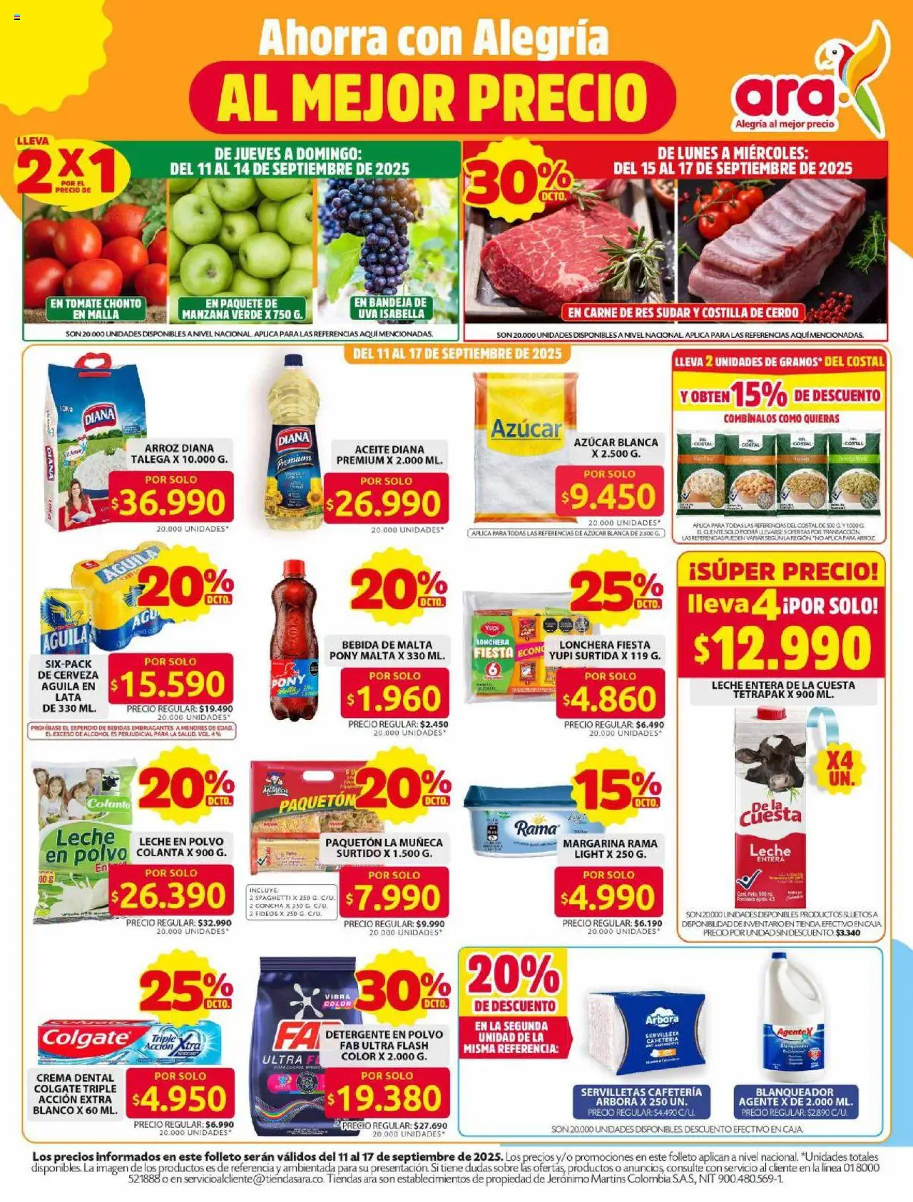 Ara Catálogo: 11/09/2025 - 17/09/2025 > Últimas Ofertas pagina numero 1