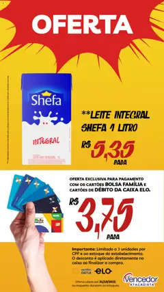 Pré-Visualização do folheto "Ofertas da semana" da loja Vencedor Atacadista válido a partir de 07/10/2025