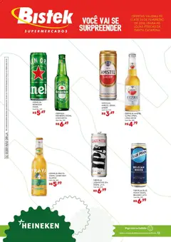 Pré-Visualização do folheto "Ofertas Heineken " da loja Bistek Supermercados válido a partir de 11/02/2026