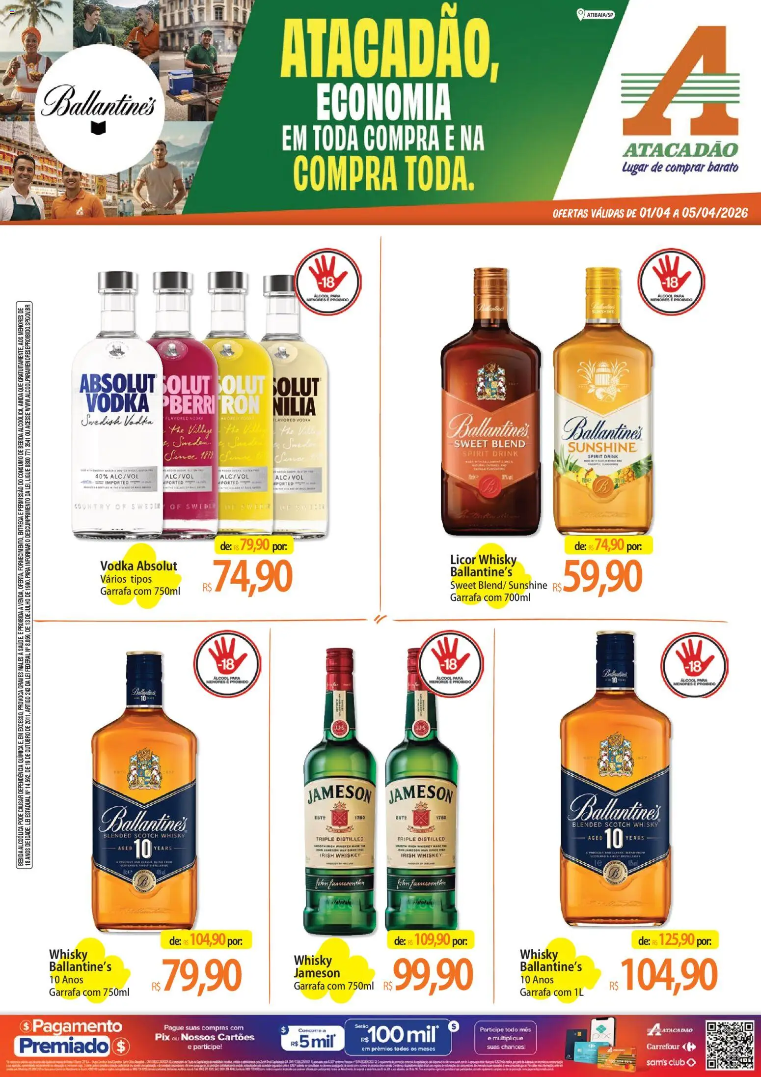 Pré-Visualização do folheto "Atacadão ofertas - SP" da loja Atacadão válido a partir de 01/04/2026