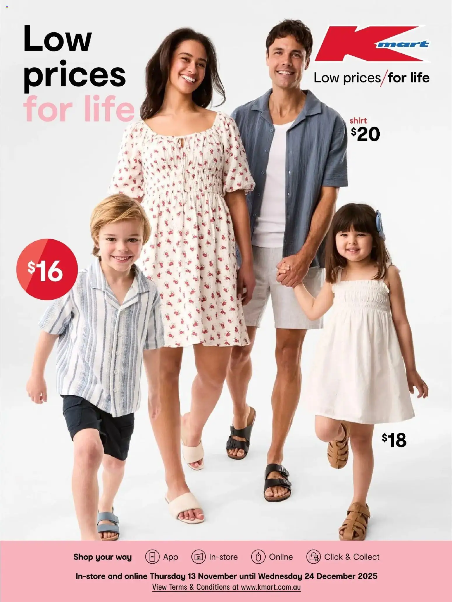 Preview of catalogue Catalogue from shop Kmart valid 13/11/2025