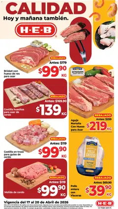Vista previa las ofertas de la tienda H-E-B - H-E-B folleto desde el 17/04/2026 