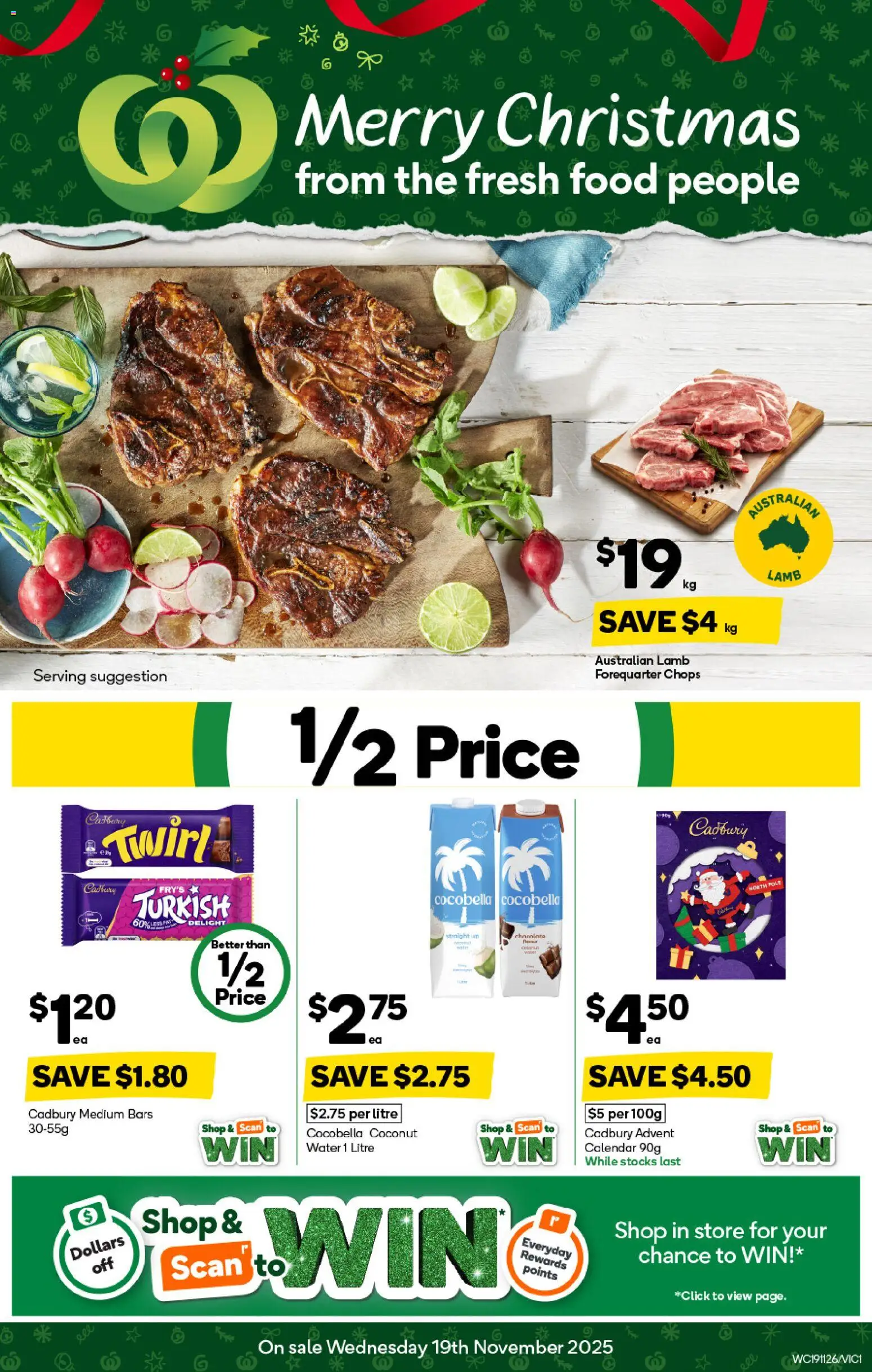 Preview of catalogue Weekly Specials Catalogue VIC from shop Woolworths valid 19/11/2025