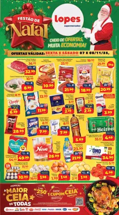 Pré-Visualização do folheto "Ofertas da semana" da loja Lopes Supermercados válido a partir de 07/11/2025 | Página: 1