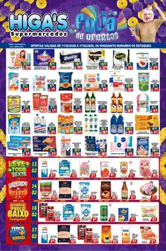 Pré-Visualização do folheto "Ofertas da semana" da loja Higa's Supermercado válido a partir de 11/02/2026