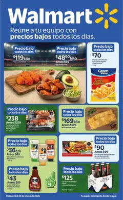 Vista previa las ofertas de la tienda Walmart - Folleto Ofertas desde el 23/01/2026 