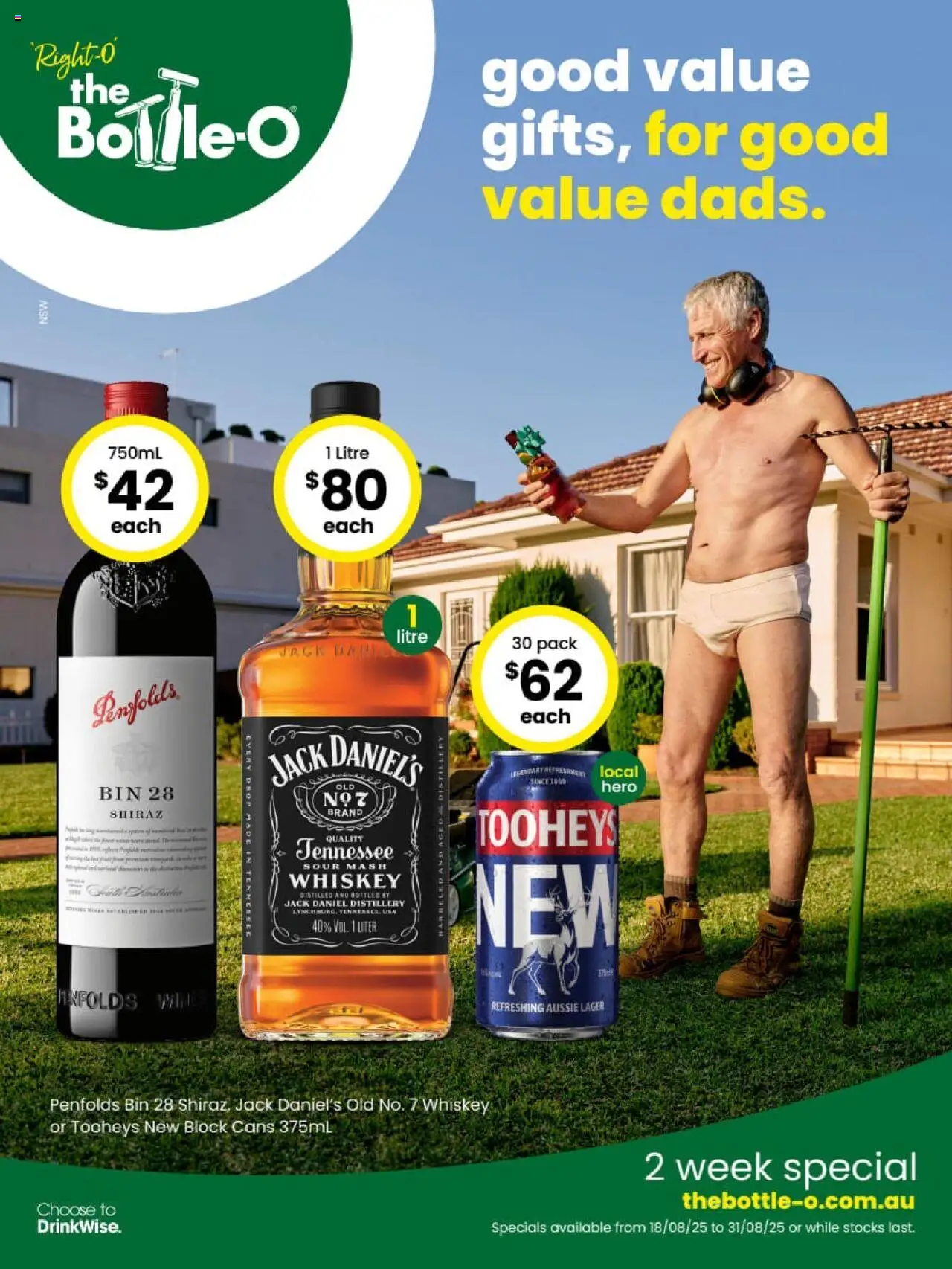 The Bottle-O catalogue valid from 18/08/2025 - page 1 - Whiskey, Jack Daniel’s