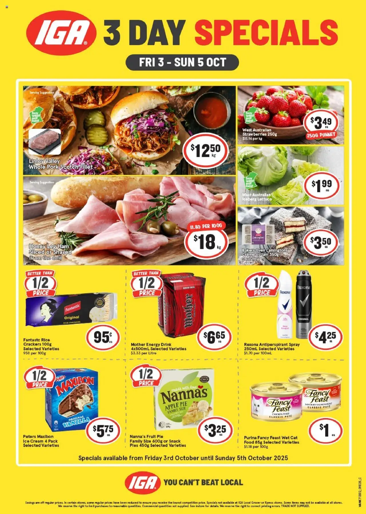 IGA catalogue valid from 03/10/2025 - page 1