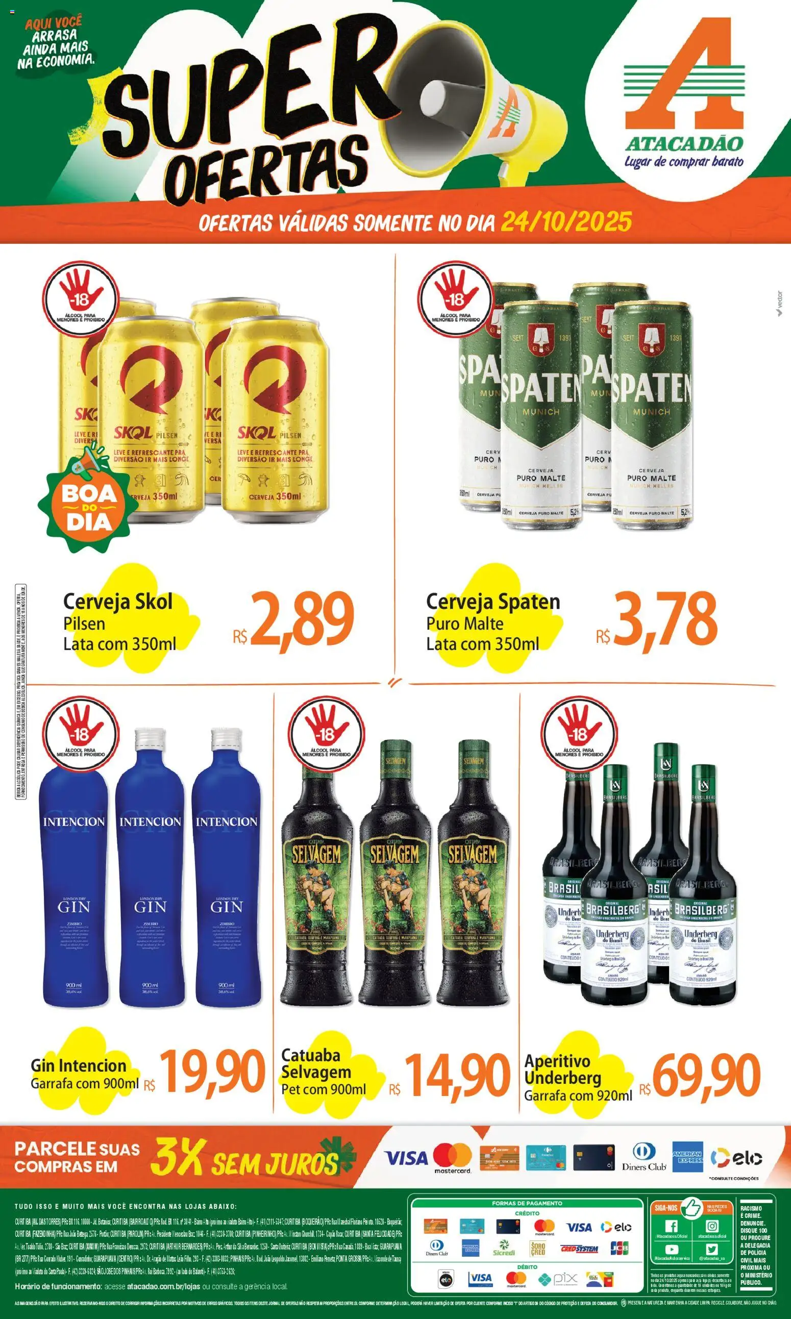Atacadão folheto "Ofertas - PR" válido a partir de 24/10/2025 - número de página 1