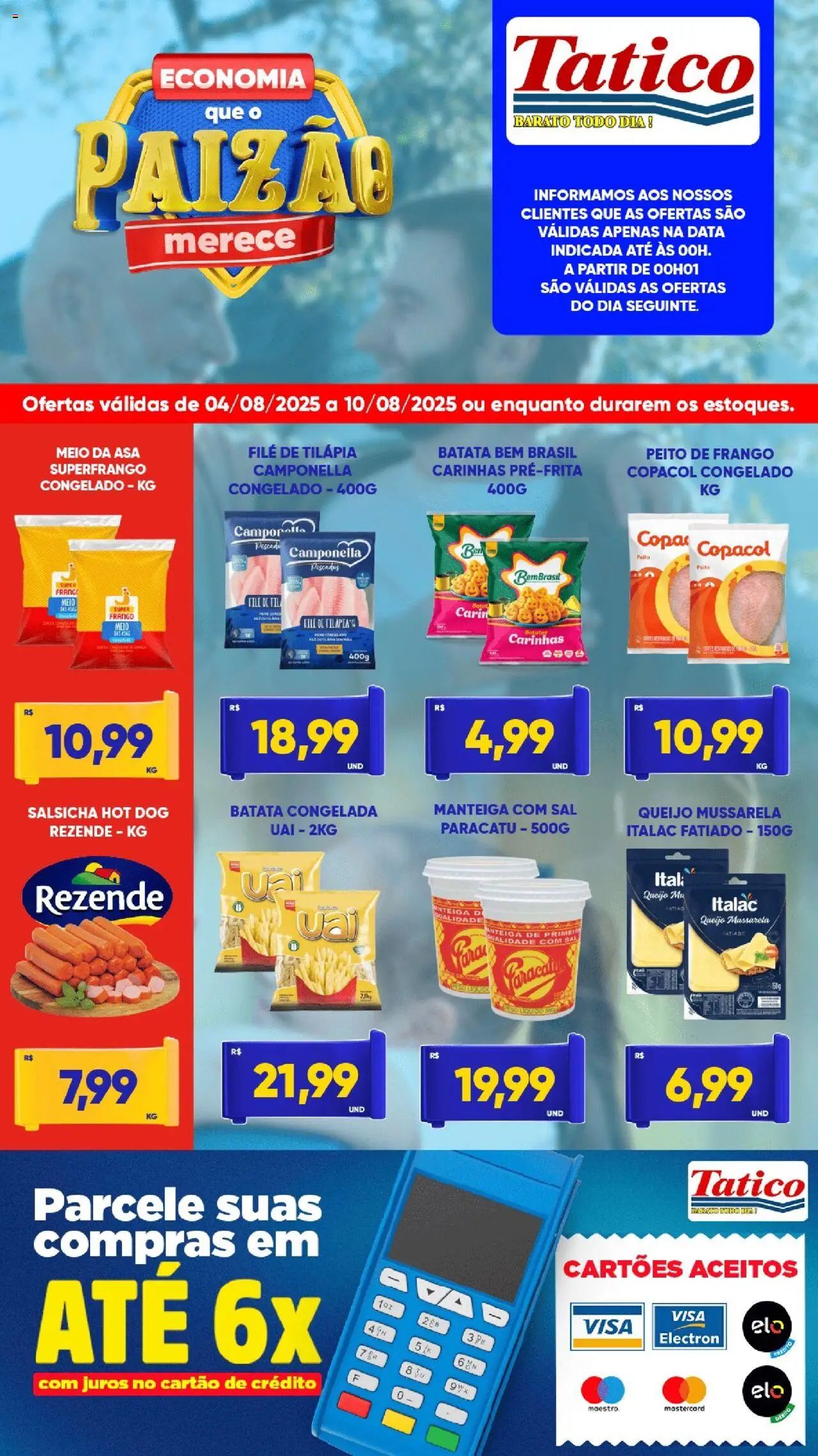 Tatico folheto "Ofertas da semana" válido a partir de 04/08/2025 - número de página 1