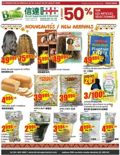 Un aperçu du dépliant Weekly flyer / circulaire du magasin Btrust Supermarket est valide à partir 24 juill. 2025