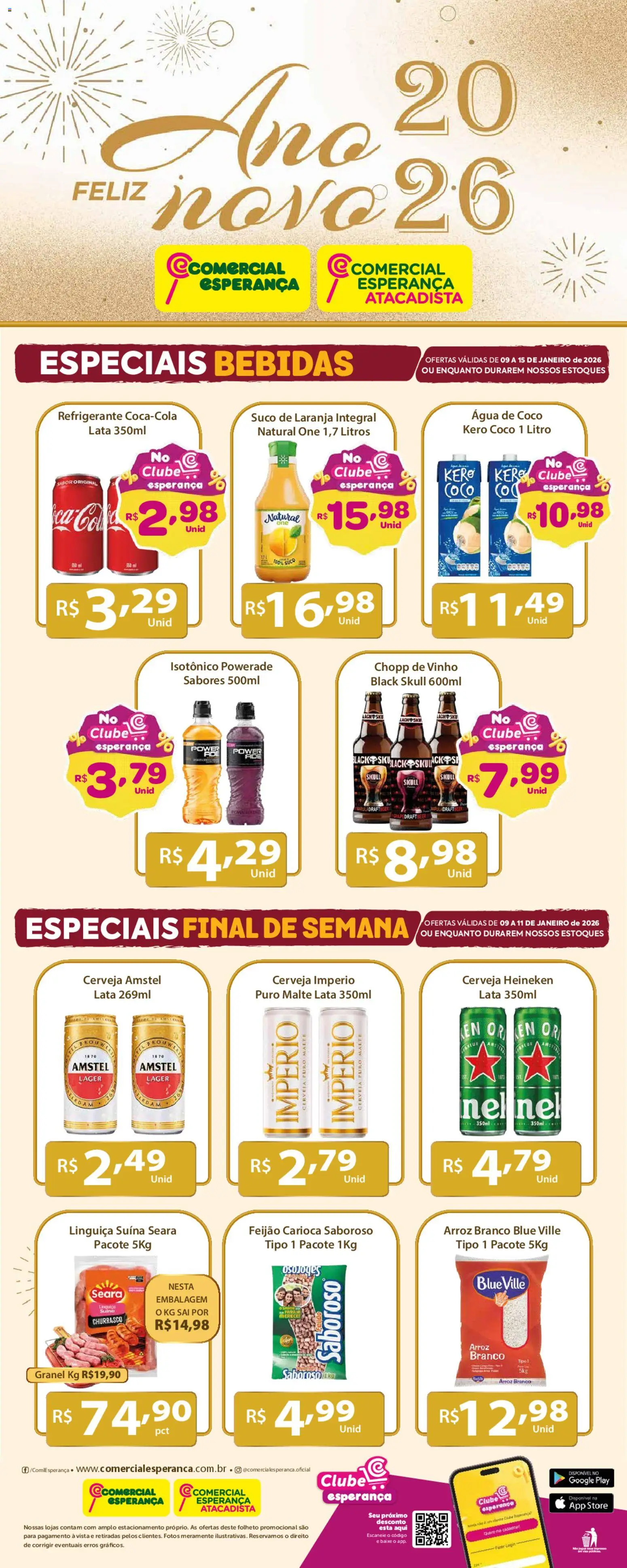 Pré-Visualização do folheto "Ofertas da semana" da loja Comercial Esperança válido a partir de 09/01/2026
