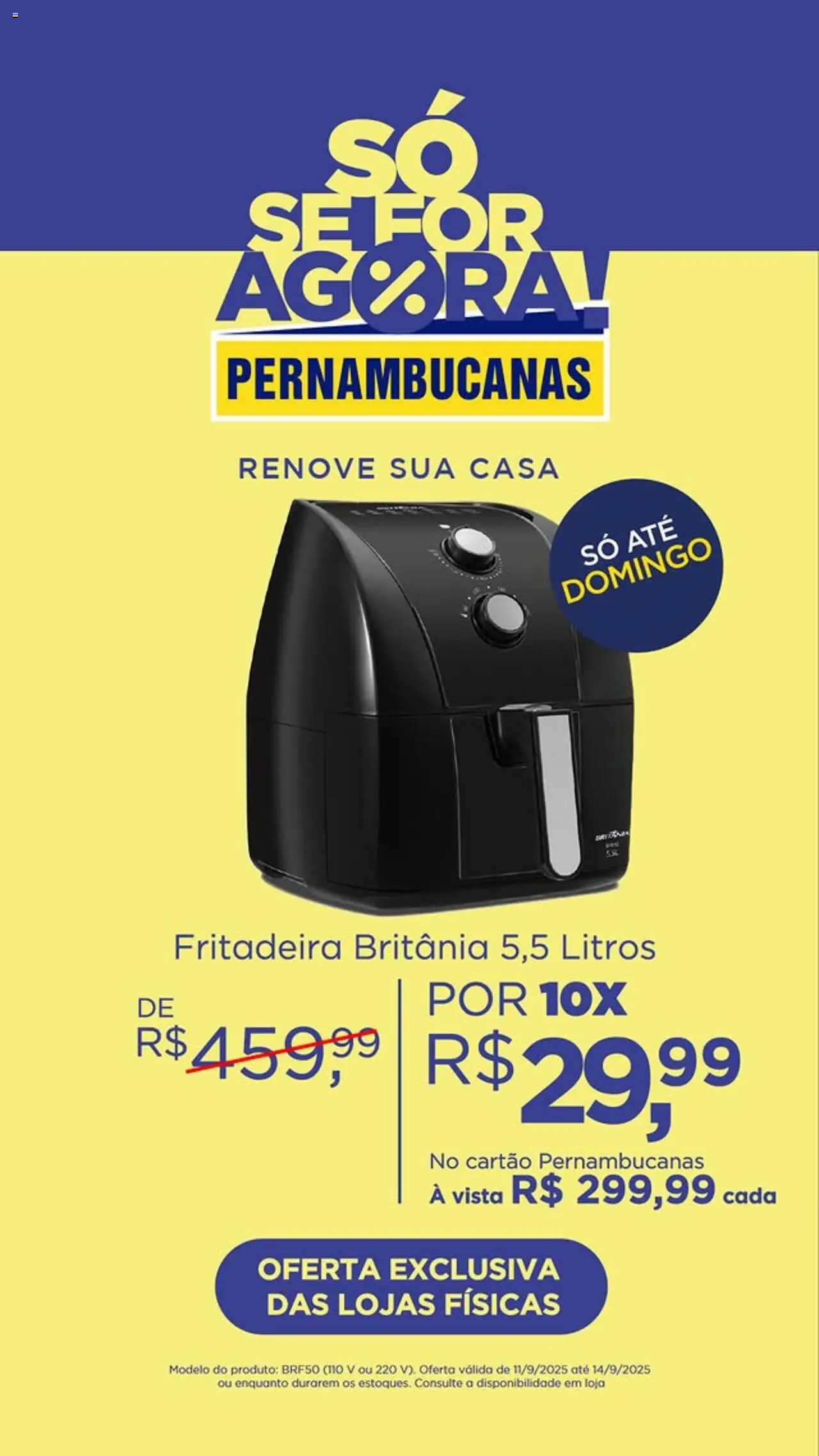 Pernambucanas folheto "Ofertas Renove Sua Casa" válido a partir de 11/09/2025 - número de página 1