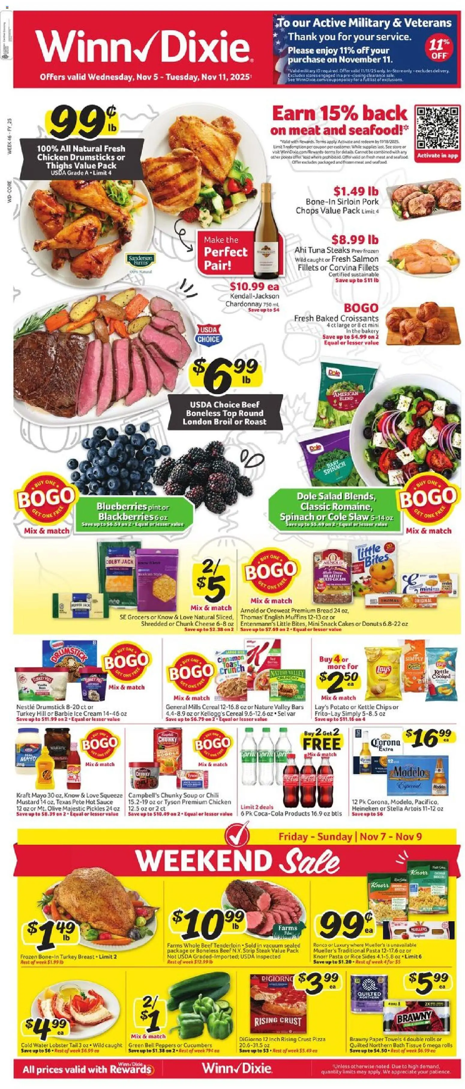 Ad Preview of Winn Dixie Weekly Circular - FL from 11/05/2025