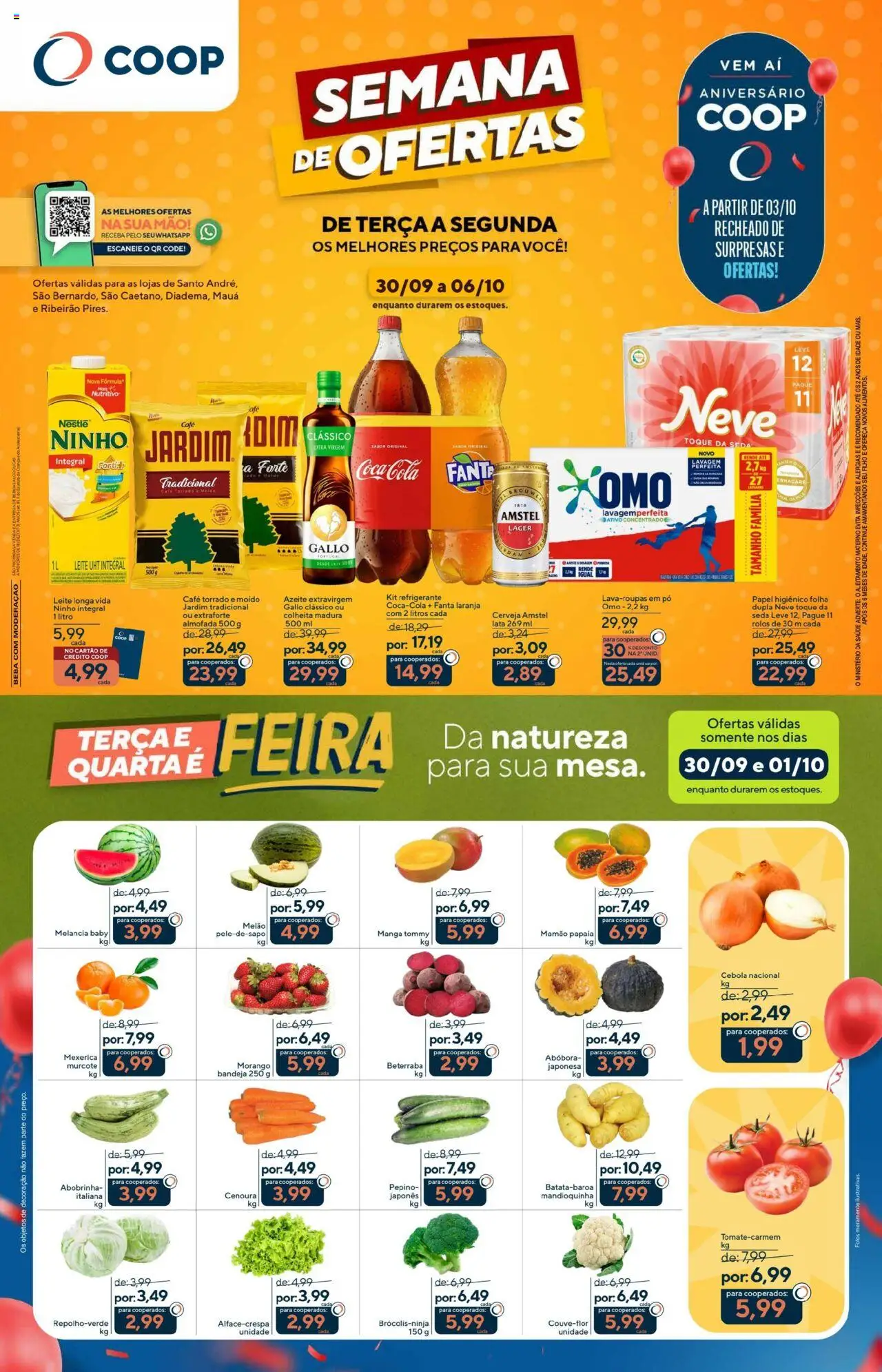 Coop folheto "Ofertas da semana" válido a partir de 30/09/2025 - número de página 1