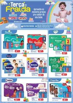 Pré-Visualização do folheto "Ofertas Terça da Fralda" da loja Mateus válido a partir de 03/02/2026