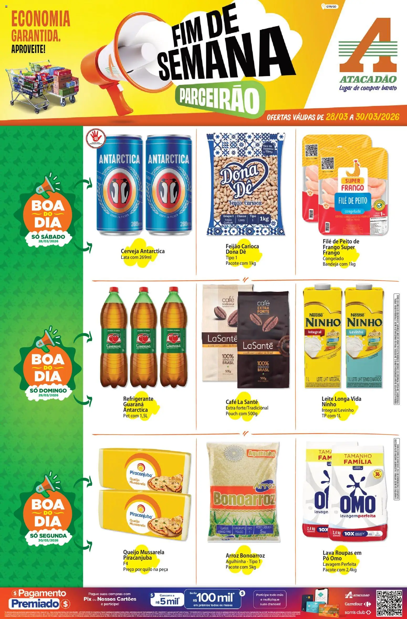 Pré-Visualização do folheto "Atacadão ofertas - GO" da loja Atacadão válido a partir de 28/03/2026